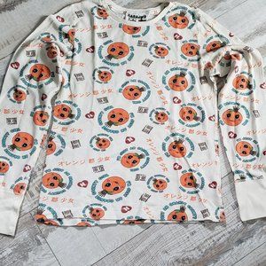 Harajuku Lovers Long Sleeve Waffle Shirt XL I am just a Orange County Girl